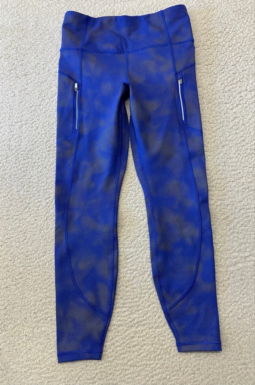 Athleta Womens Rainier High Rise Reflective Print Leggings Small